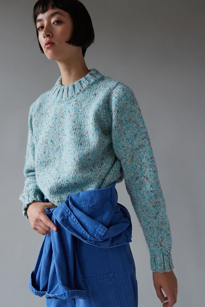 Inga Sweater | Turquoise Confetti