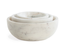Large Bowl | White Marble