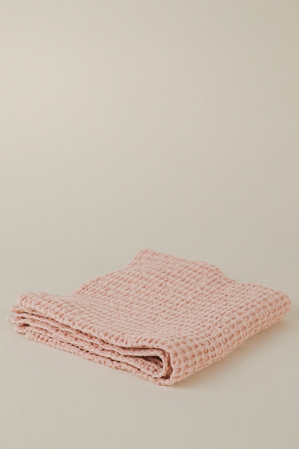 Hawkins New York Simple Waffle Towels - Bath Sheet, Blush
