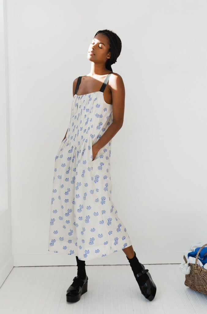 Virginia Dress | Shibori Silk Cotton