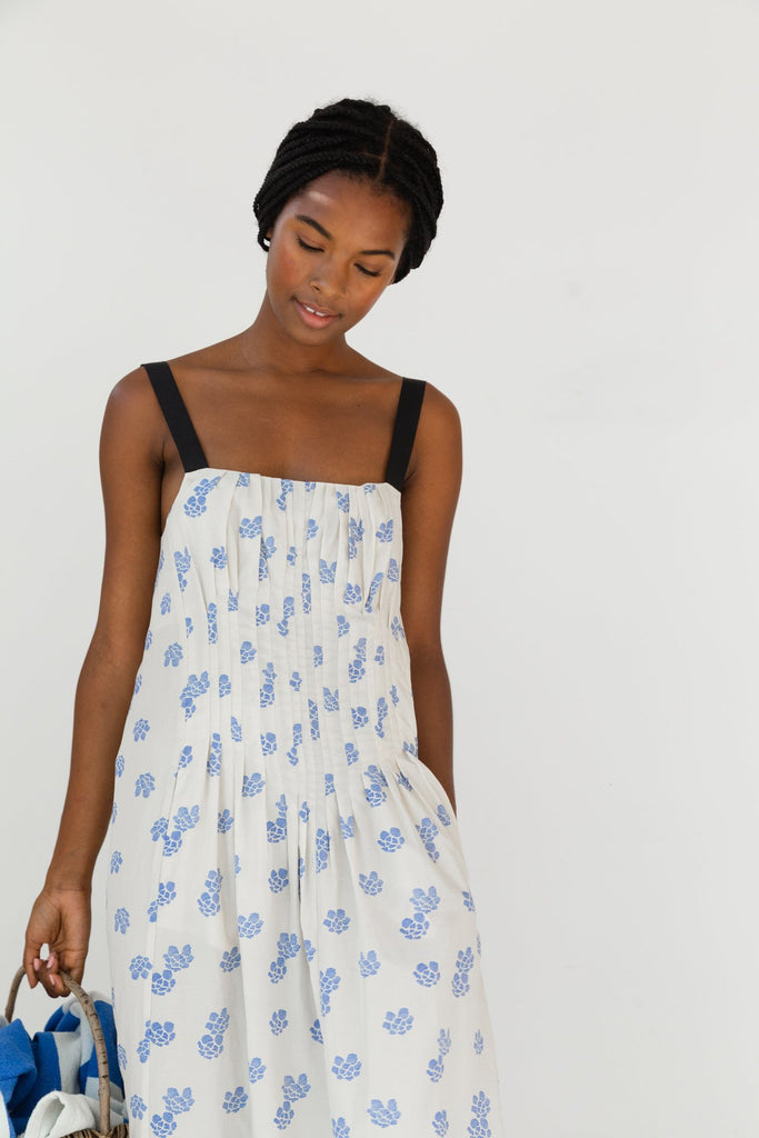 Virginia Dress | Shibori Silk Cotton